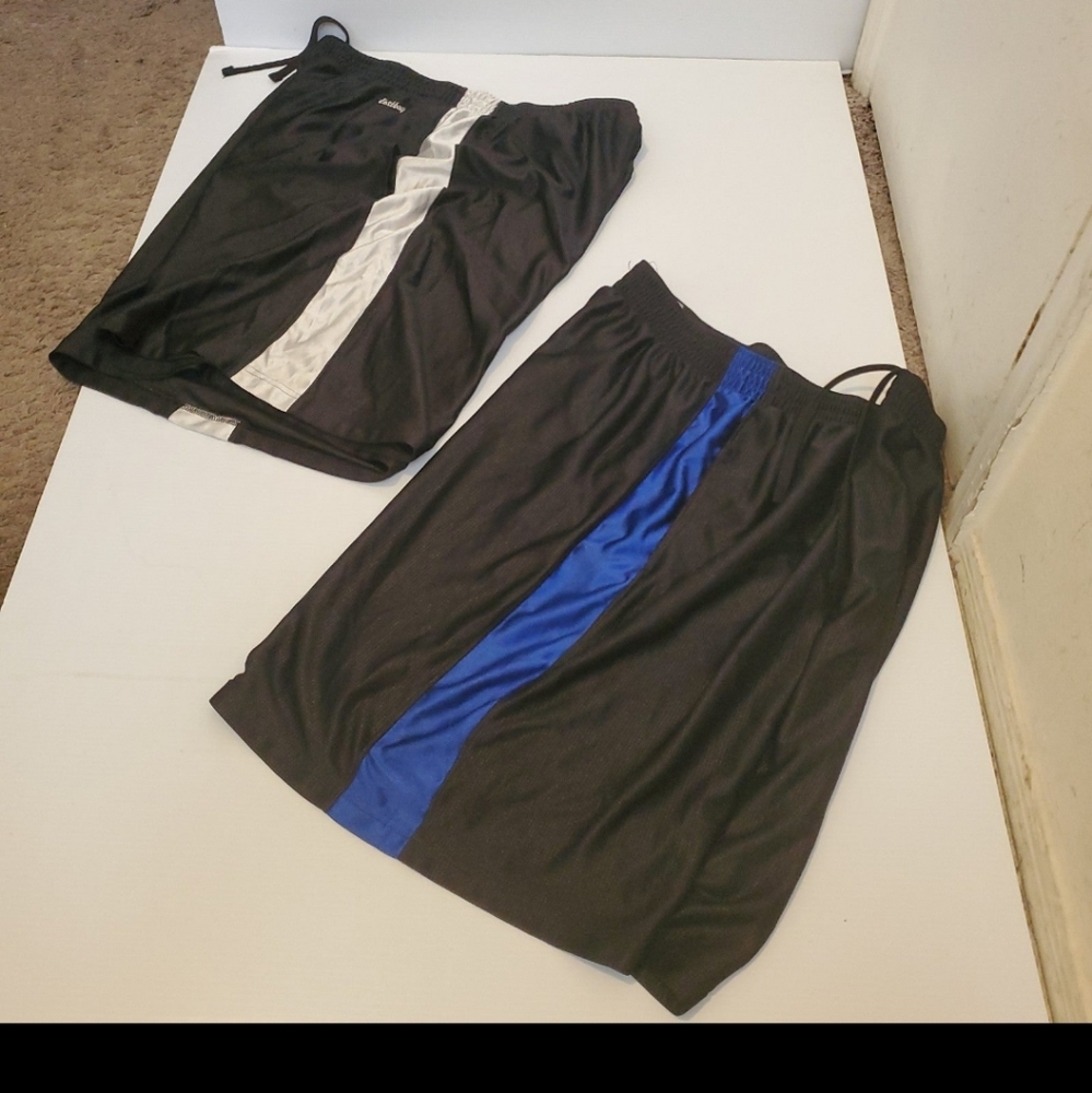 MENS LOTS OF TWO EASTBAY BASKETBALL SHORTS SIZE 2XL IN GOOD SHAPE